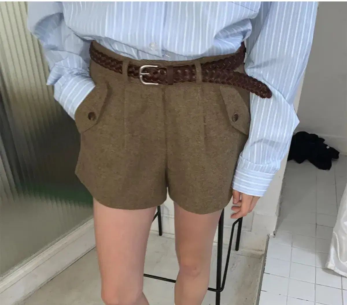 Without Summer Pocket shorts_beige M