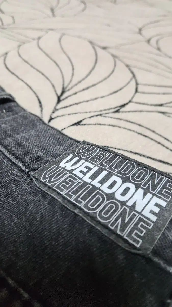 WELLDONE ブラックデニム