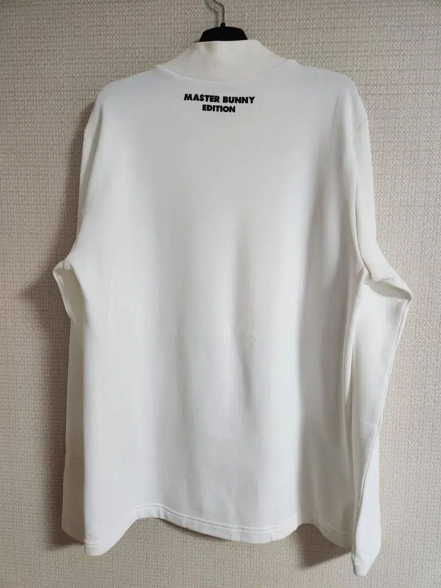 masterbunnyedition マスターバニーエディション ホワイト 首 ウォーマー 起毛 Tシャツ LLC-HASEGAWATOSO_COM