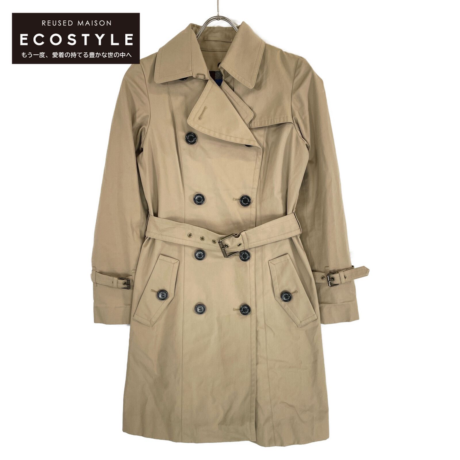 BLUE LABEL CRESTBRIDGE チェスターコート ベージュ　36 BLUE LABEL CRESTBRIDGE チェスターコート ベージュ36