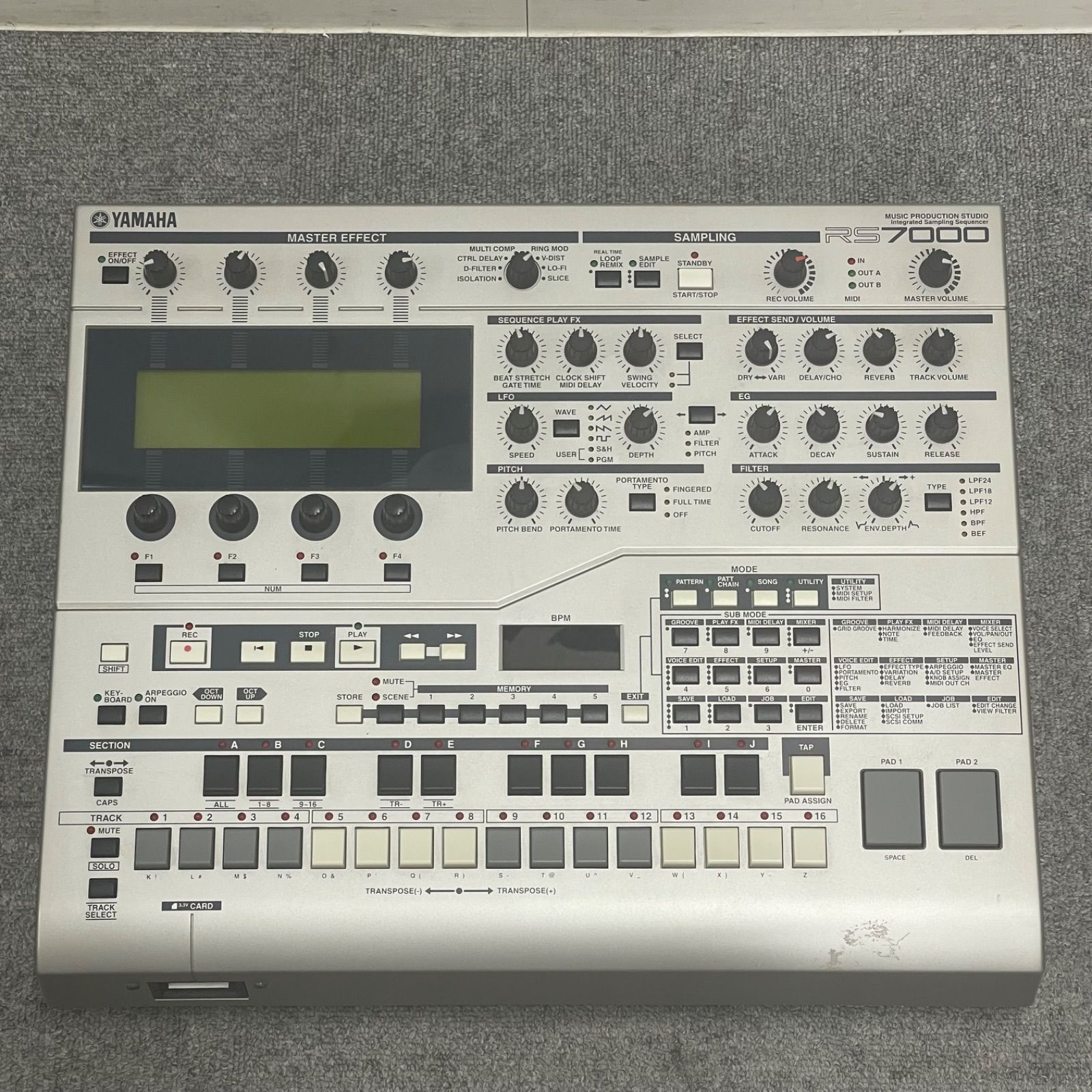 NPAA】ジャンク YAMAHA ヤマハ RS7000 リズムマシン サンプラー
