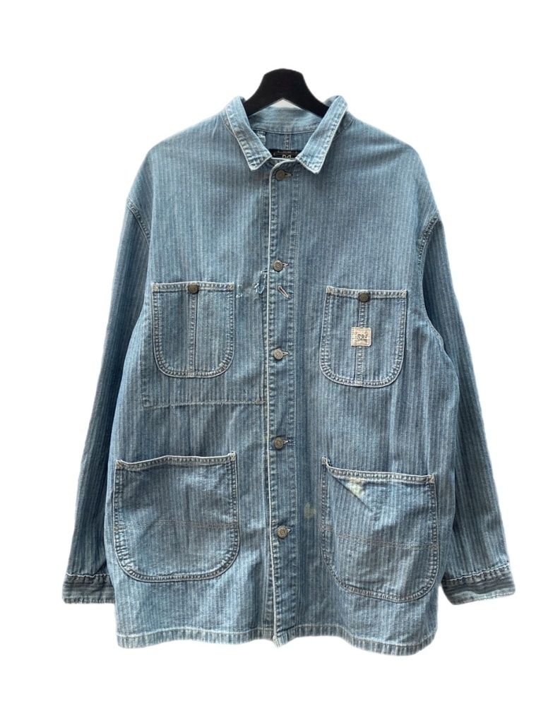 vintage 初期 90s RRL 三ツ星 カバーオール デニムジャケット