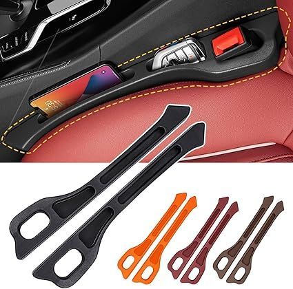 車 隙間クッション 車 隙間埋め シートクッション 車 シート 隙間 車用隙間クッション 埋めクッション 車用シート 車用品 便利グッズ 小物落下防止 運転席/助手席 複数車種対応 2枚入り (ブ