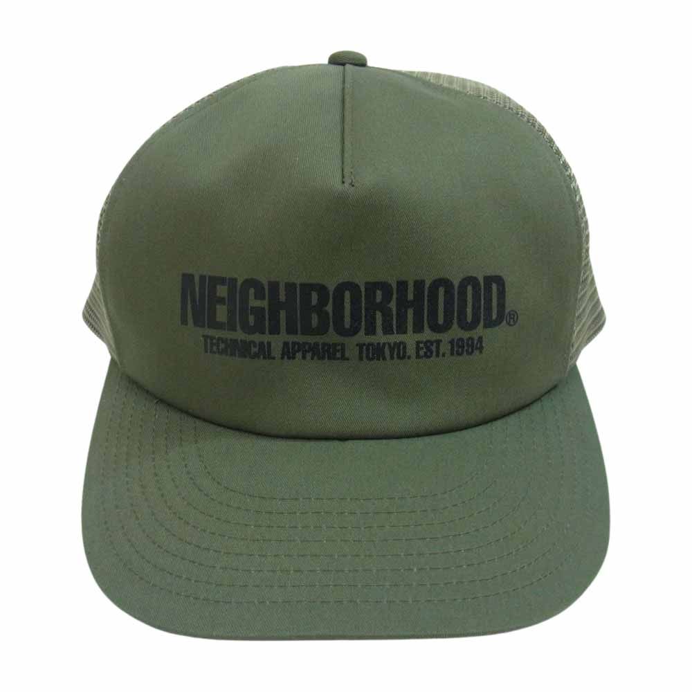 NEIGHBORHOOD ネイバーフッド 23SS 231YGNH-HT02S LOGO PRINT MESH CAP