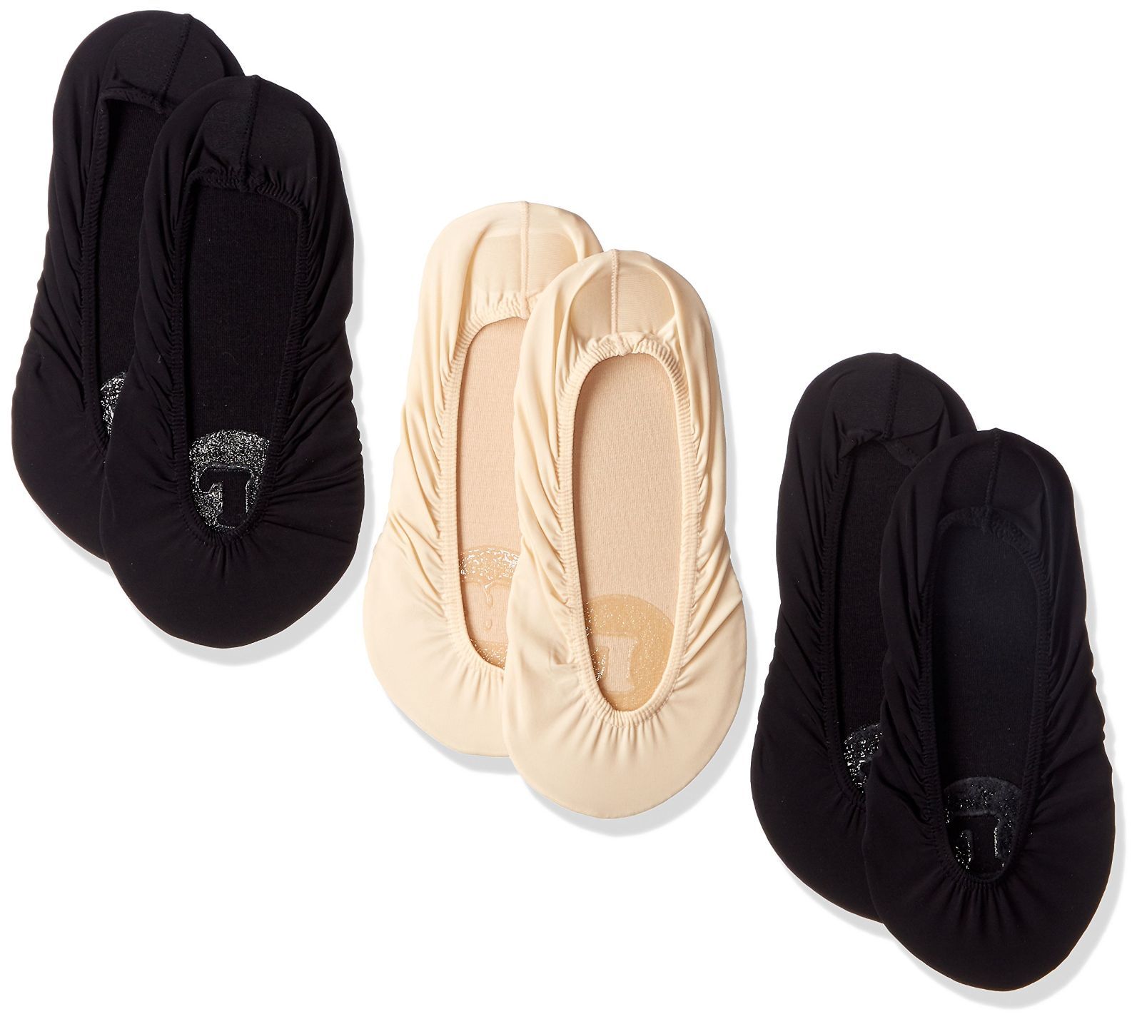 数量 日本 No 14652 M黒2ベージュ1 レディース 22 25㎝ 14651 930 3足セット かかと 足底内側部シリコン滑り止め付き 日本サイズM L相当 足底全面クッション パンプスイン 癒足