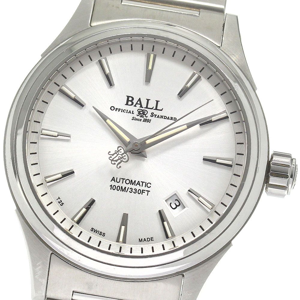 ボールウォッチ BALLWATCH NM2098C-S3J-SL ストークマン ヴィクトリー デイト 自動巻き メンズ保証書付き_833642