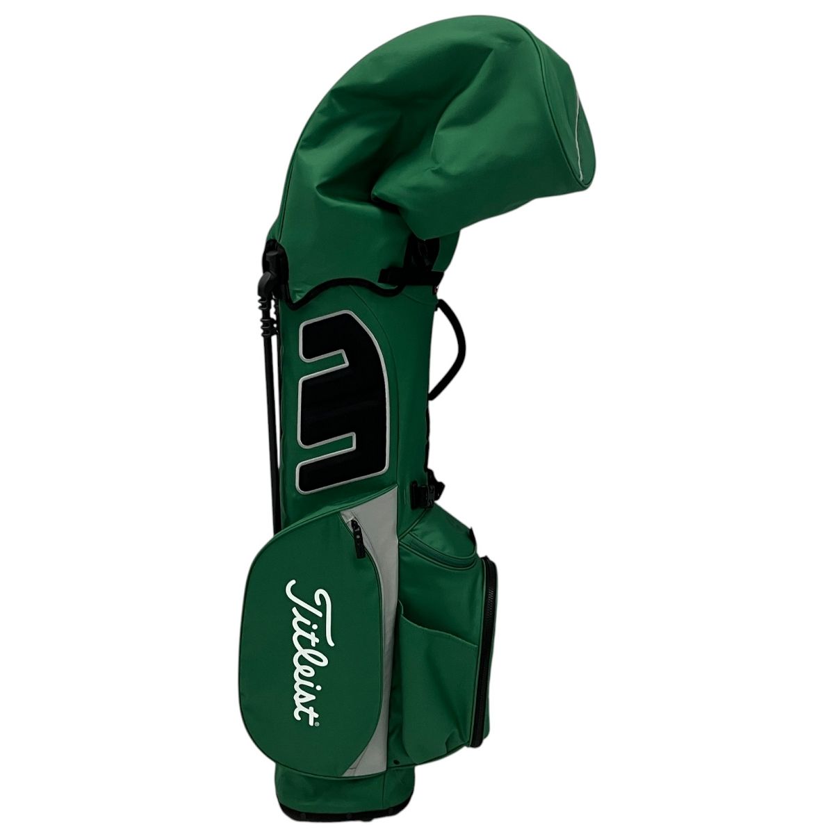 Titleist TB23SX4A グリーン ゴルフ キャディ バッグ 4分割 タイトリスト スタンド式 良好 C9966431