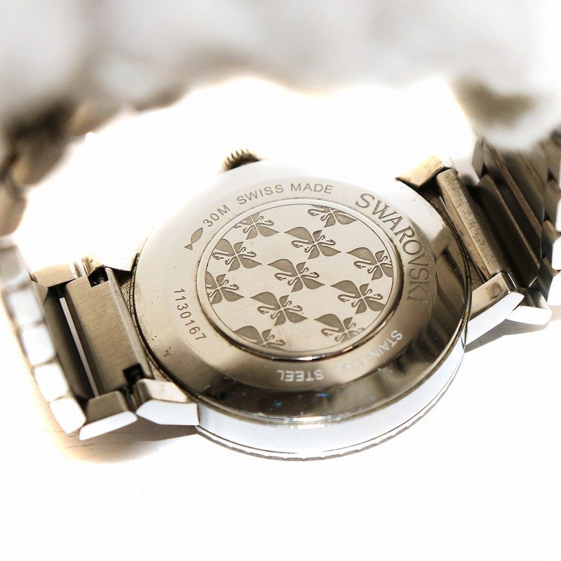スワロフスキー SWAROVSKI 腕時計 アナログ 2針 クオーツ クリスタル シルバー色 1130167 /AN6 - メルカリ