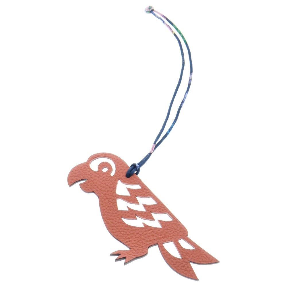 安価 ワタナベ HERMES (エルメス) バッグチャーム オウム プティアッシュ アクセサリー