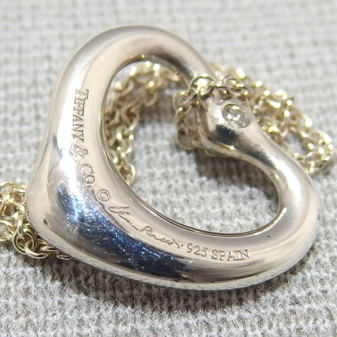 付属有☆TIFFANY&Co エルサ・ペレッティ オープンハート 2P