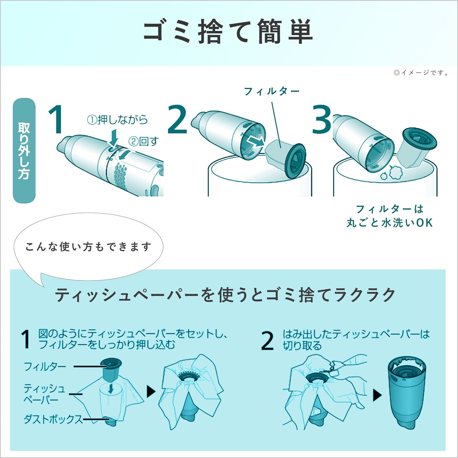 ハンディクリーナー カーマインレッド
