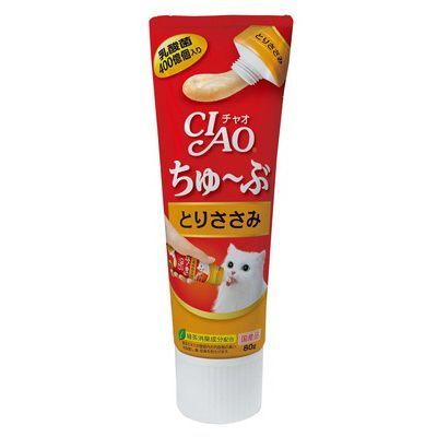同梱不可 48個セット いなばペットフード CIAOちゅ～ぶとりささみ80g