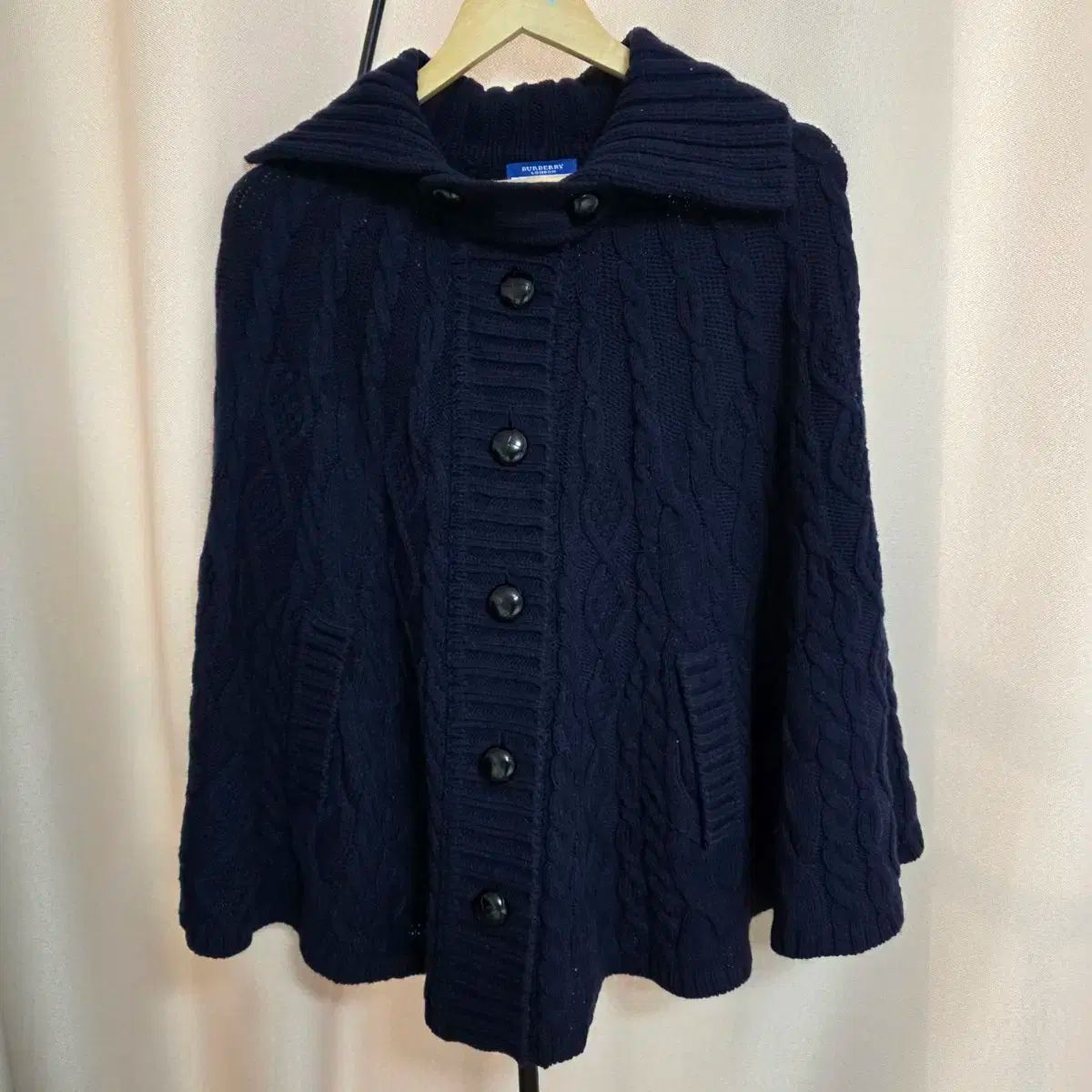 バーバリー正規品 ブルーレーベル ケープカーディガン|ケープ