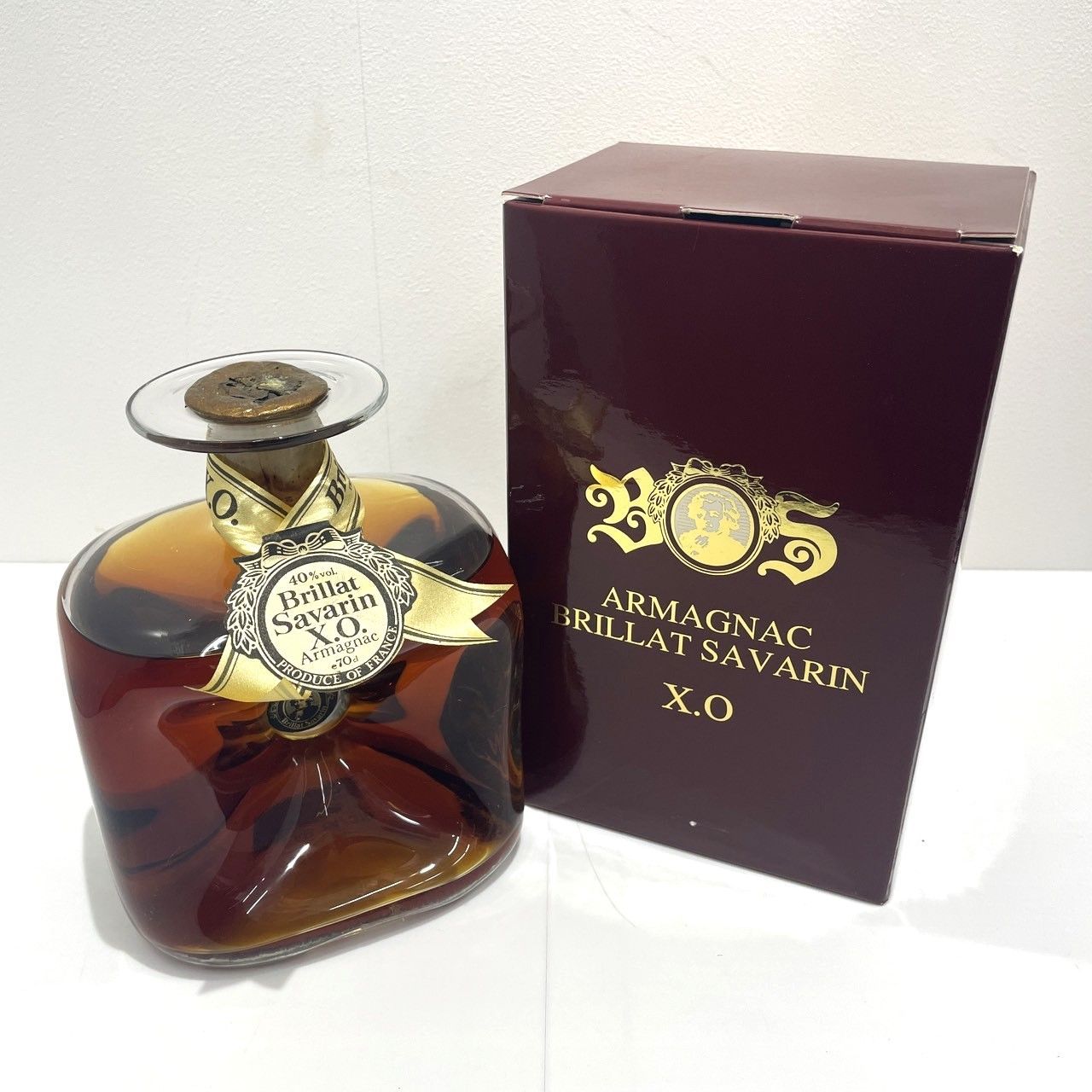 BRILLAT SAVARIN 古酒　ブリアサヴァラン XO ブランデー ブリア サヴァラン XO ブランデー アルマニャック 箱付 古酒 - メルカリ