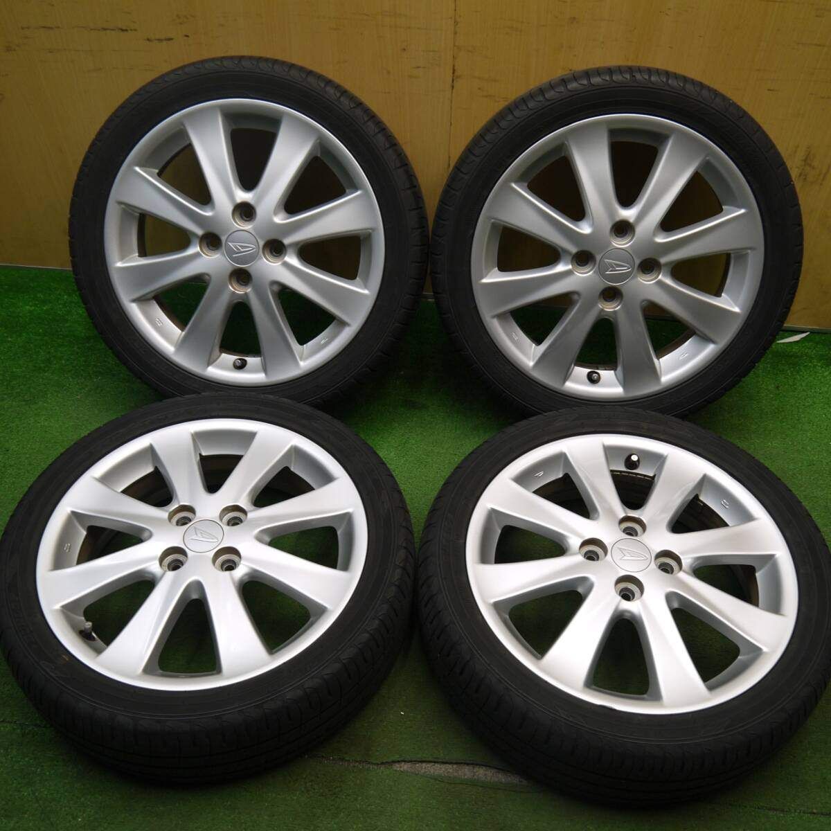 キレイ ダイハツ ムーヴ カスタム 純正 165 50R16 ダンロップ エナセーブ EC204 16インチ PCD100 4H 5040110Hノ