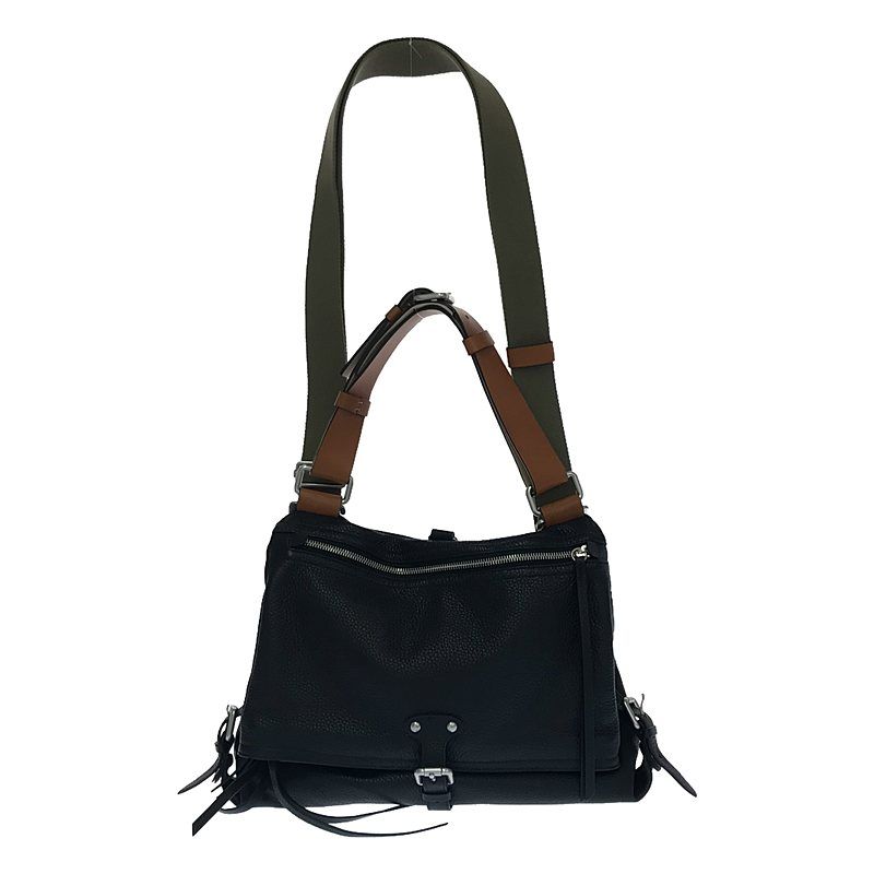 【美品】  Maison Margiela / メゾンマルジェラ | 2019AW | 2Way NDNミディアム レザー トート ショルダーバッグ | ブラック | レディース 美品】 Maison Margiela / メゾンマルジェラ | 2019AW | 2Way NDN