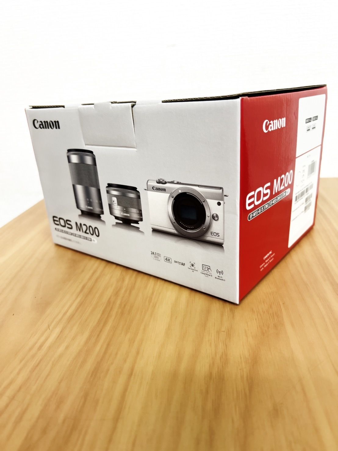 新品・未使用】Canon EOS M200 Wズームキット WH - メルカリ