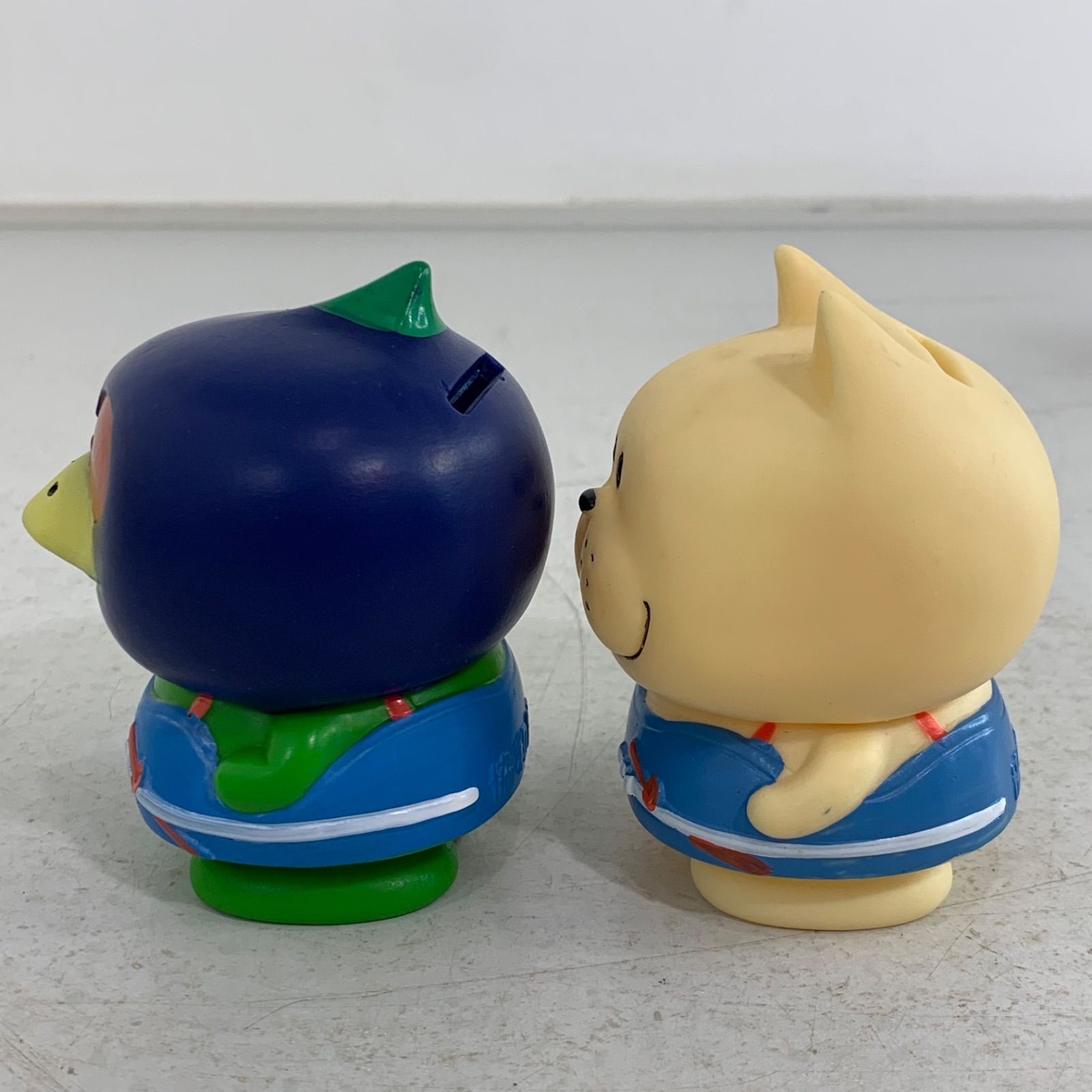 希少】協和銀行 桃太郎等5体セット☆ソフビ貯金箱 昭和レトロ