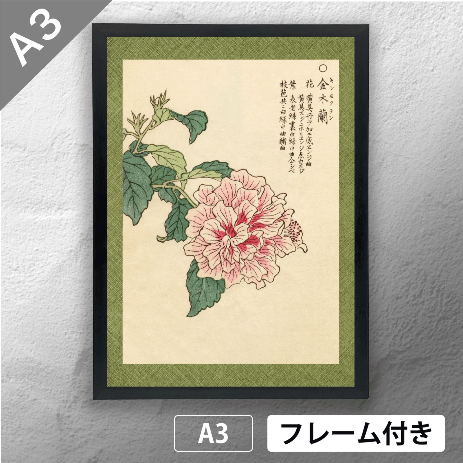 幸野楳嶺 「千種の花 キンモクラン」 ボタニカルアート 日本画