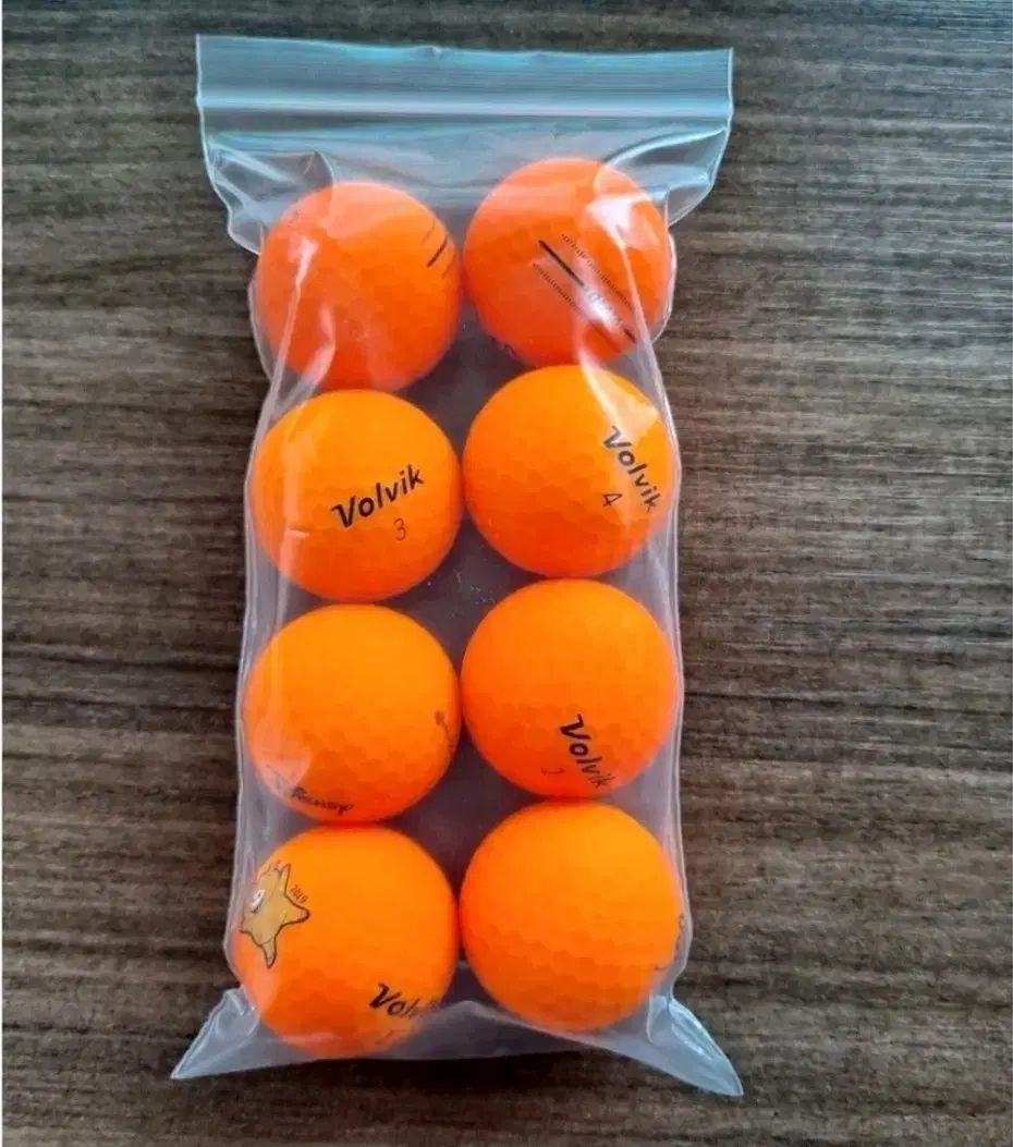 USEDオレンジボール　30個 Volvik (ボルビック) A レベル マット カラー ロストボール 30 区 中古