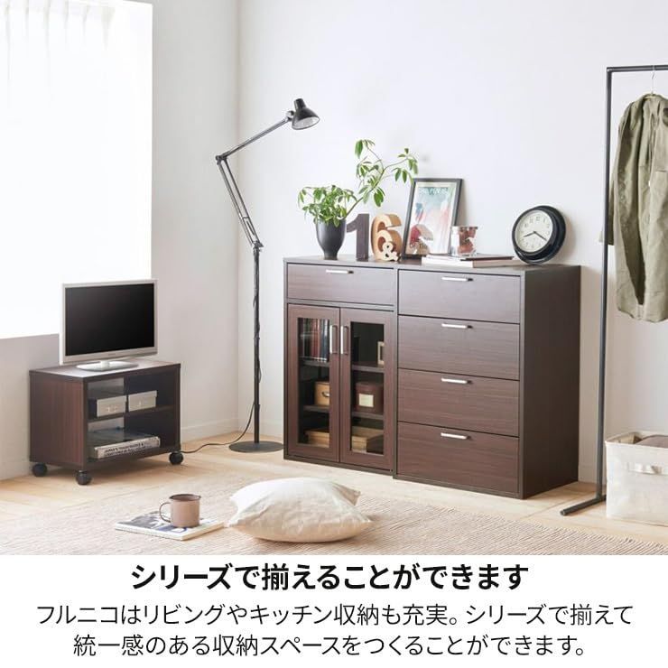 木目柄 ダークブラウン