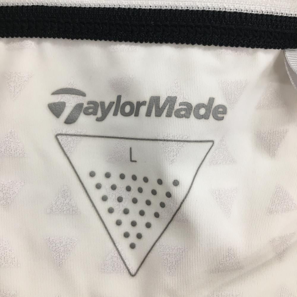 【美品】テーラーメイド ボレロ 白×黒 内側総柄 アームカバー  レディース L ゴルフウェア TaylorMade