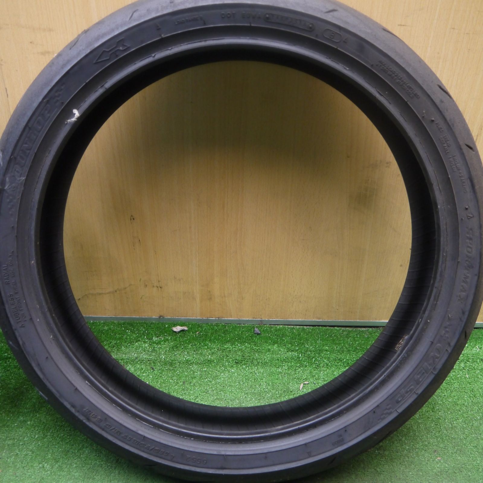 前後2本セット バイク タイヤ 110 70R17 150 60R17 ダンロップ スポーツマックス α-13 SP レース 17インチ 5092207Hノタ BRIGHTFACE_UK