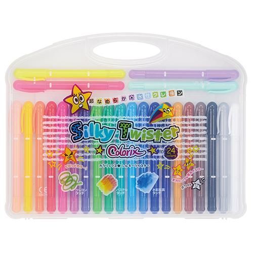 まとめ ヤマト カラリックス シルキーツイスター 24色入 CLST-24 ×3セット