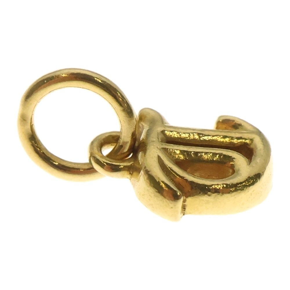  CHROME HEARTS クロムハーツ 22 K STACK ALPHABET アルファベットスタックチャーム Tイニシャルゴールドネックレストップ その他 アクセサリー