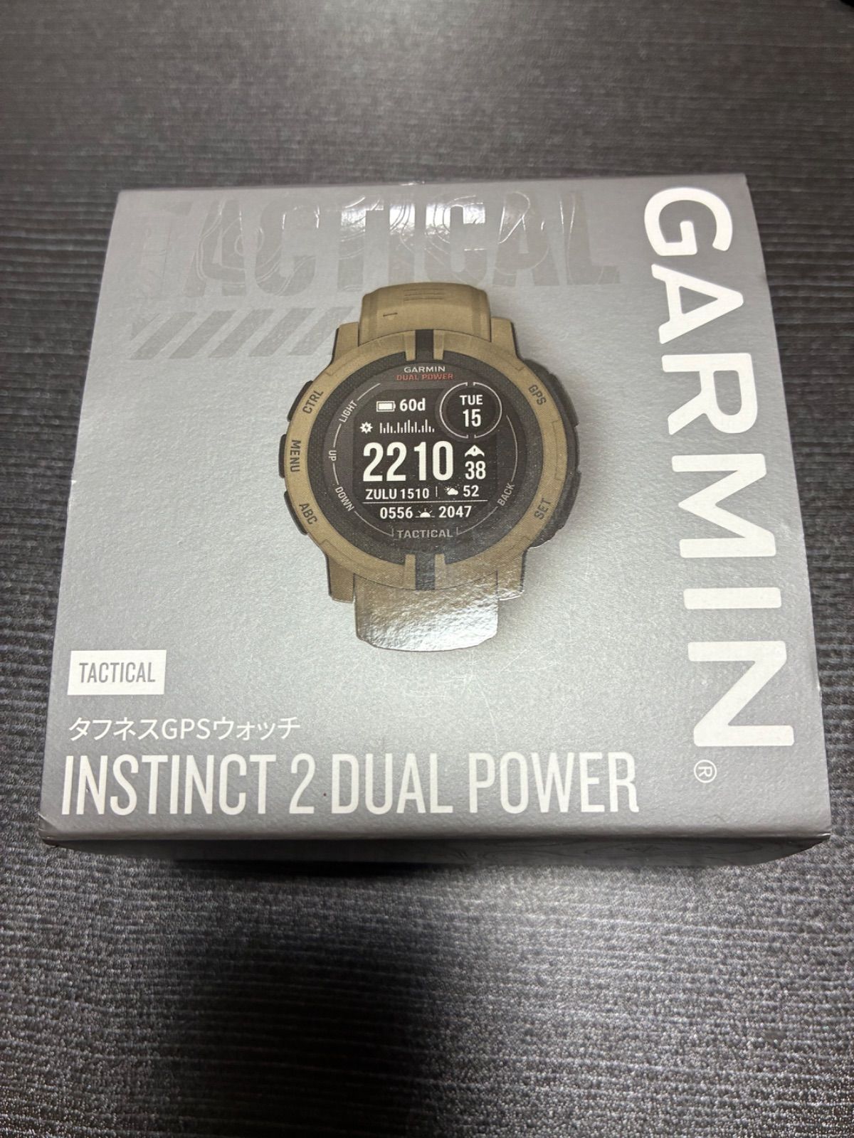 展示品♥ GARMIN ガーミン Instinct 2 Dual Power Tactical Edition