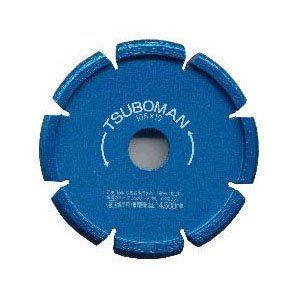 ツボ万 ダイヤモンドカッター目地切U型 外径105×厚10×チップ幅7 取寄せ品 S-105×10.0 U ×20