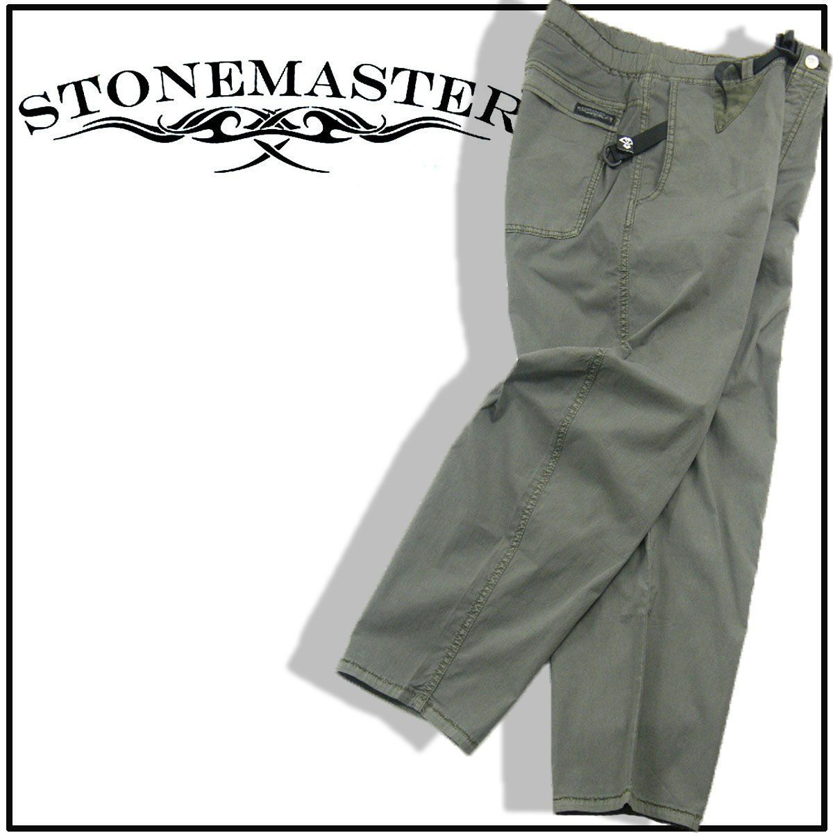 【新品】 STONEMASTER / ストーンマスターストレッチ クライミングパンツ ハイブリッドシリーズ パンツ ピグメント加工 GRAMICCI ROKX SM PANT HYBRID カーキ アウトドア キャンプ ポケッタブル タウンユース 春夏