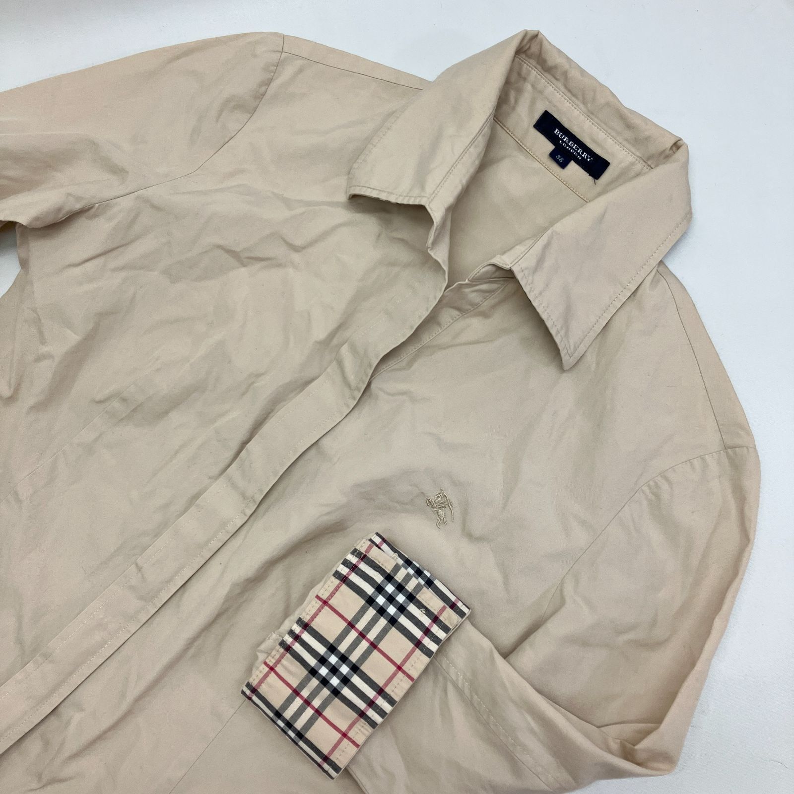 □BURBERRY LONDON バーバリーロンドン トップス 七分袖シャツ