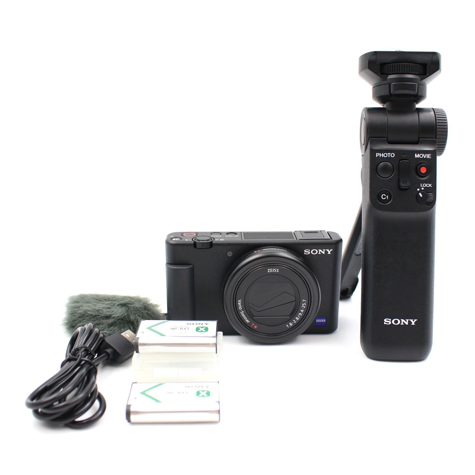 □新品同様□ SONY VLOGCAM ZV-1G シューティンググリップキット