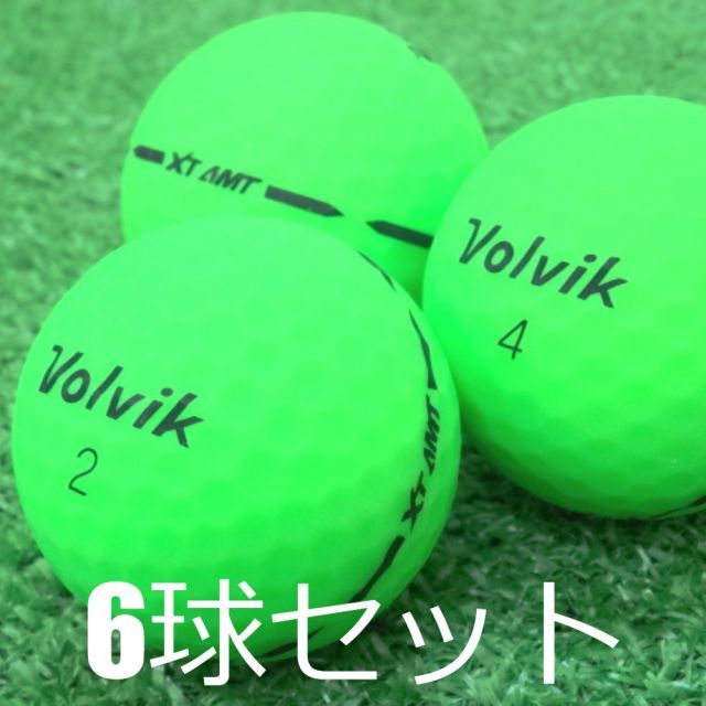 ロストボール Volvik VIVID XT AMT マットグリーン 6球セット 中古 Aランク 特選 ボルビック ビビッド  安定した飛行と風に負けない直進性 360°アライメント 3ピース 艶消し 緑 ゴルフボール - メルカリ