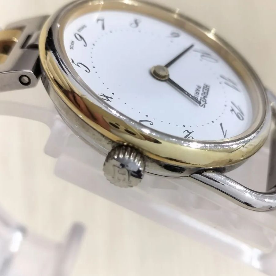 電池交換済】エルメス アルソー 時計 レディース クォーツ式