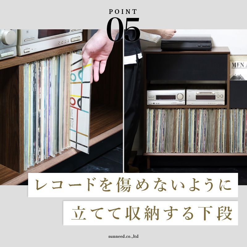 レコードラック 棚 呆気ない 実際のレコード店から