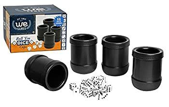 カップ 人気 WE Games Dice Cups - Set of 4 Professional Grade Plastic with