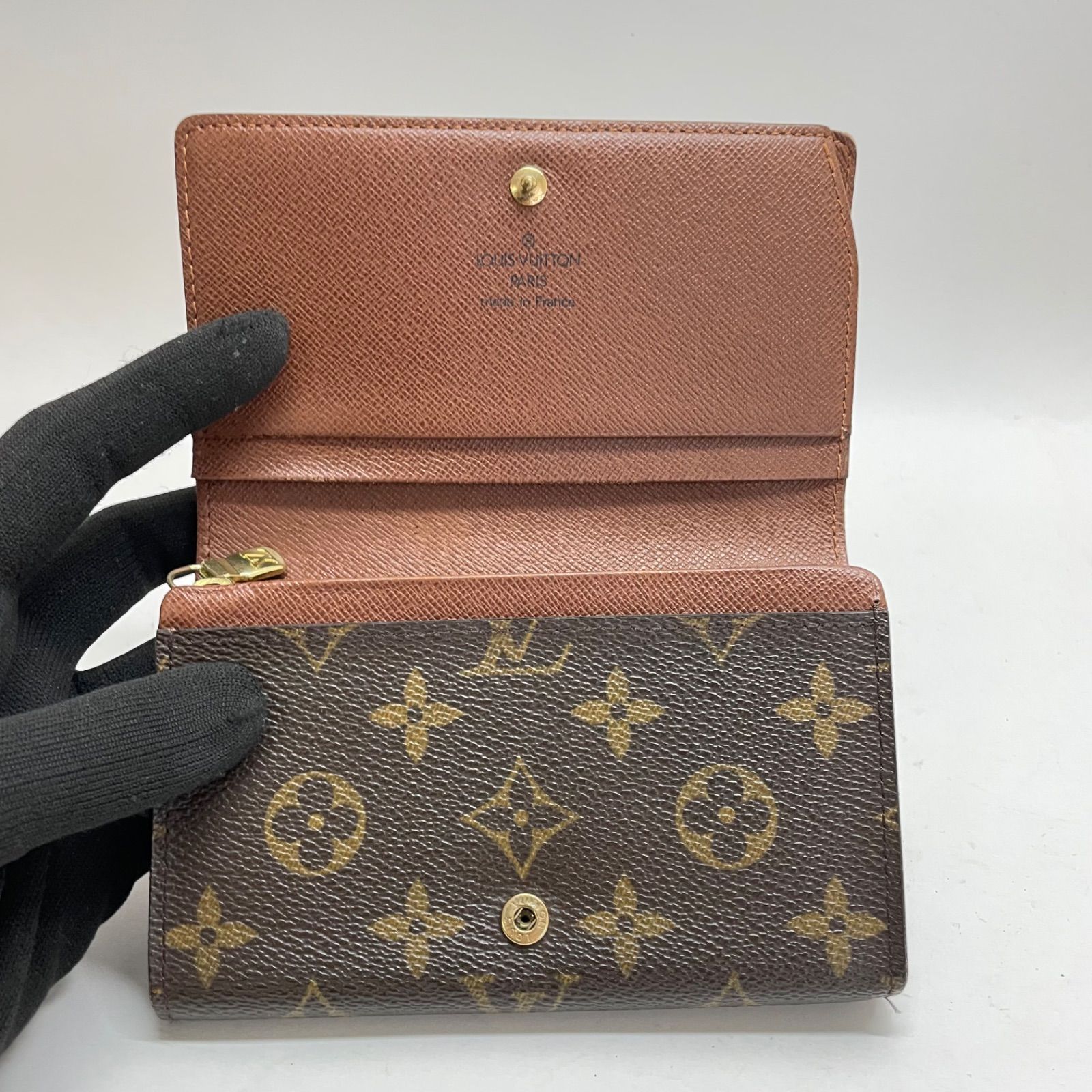 1805 LOUIS VUITTON ルイヴィトン モノグラム 折り財布 トレゾール