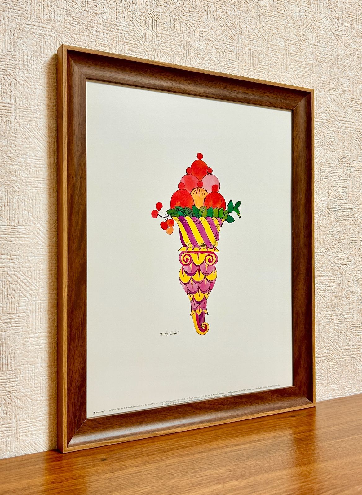 新品☆額縁付アートポスター(BRUCE MCGAW GRAPHICS)☆アンディ