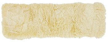 ムートンクッション 長毛 厚手 M 511 F ベージュ 約38×120cm