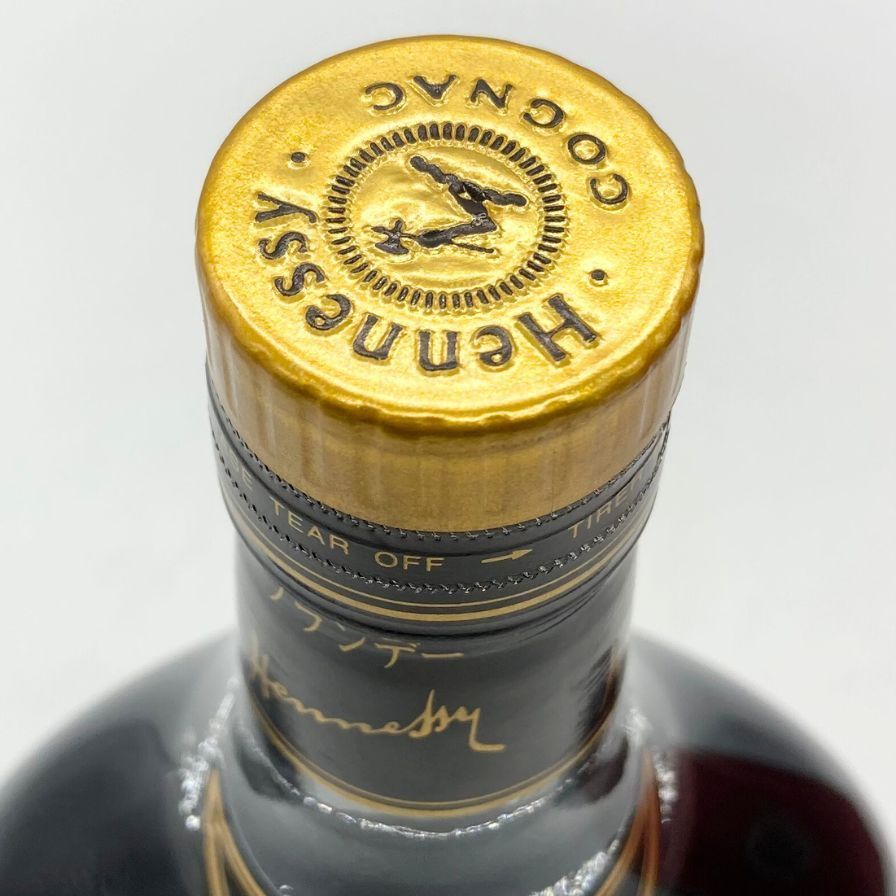 ヘネシー XO Hennessy 金キャップ クリアボトル 旧ラベル ヘネシーXO