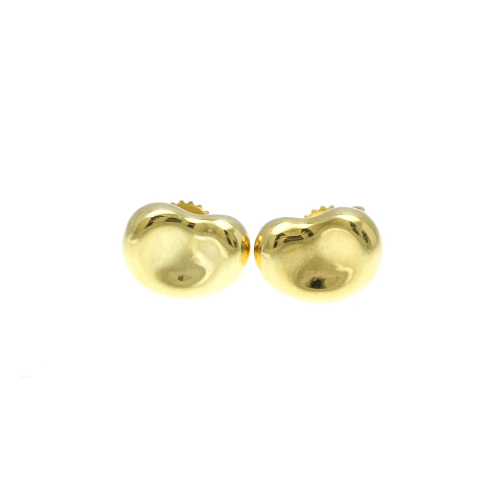 ティファニー K18YG ピアス ビーン TIFFANY＆CO ティファニー ビーン 