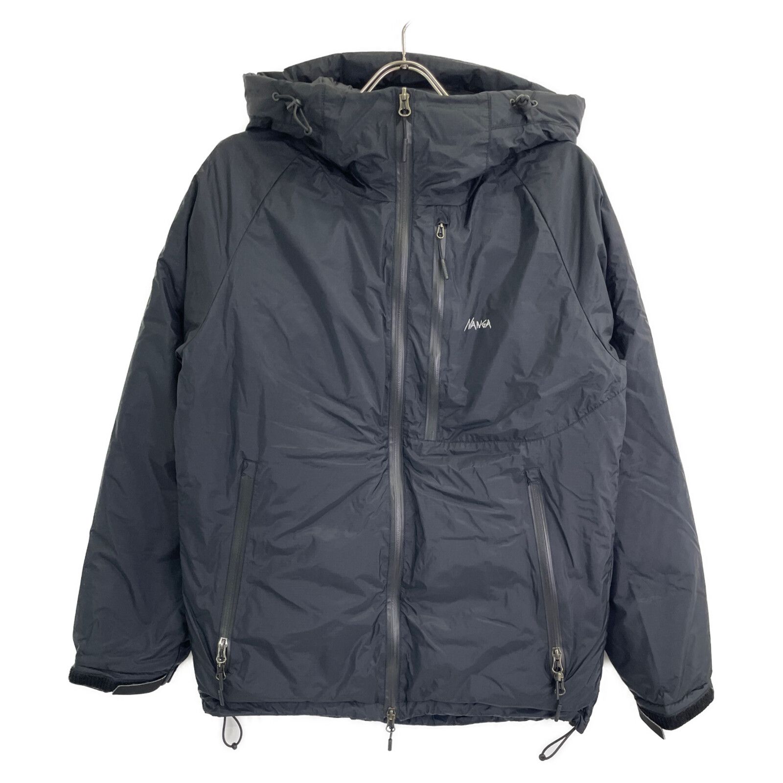 オファー NANGA ナンガ ﾌﾞﾗｯｸ ﾌｪｻﾞｰ混 ﾀﾞｳﾝｼﾞｬｹｯﾄ M ロッキーモンロー  