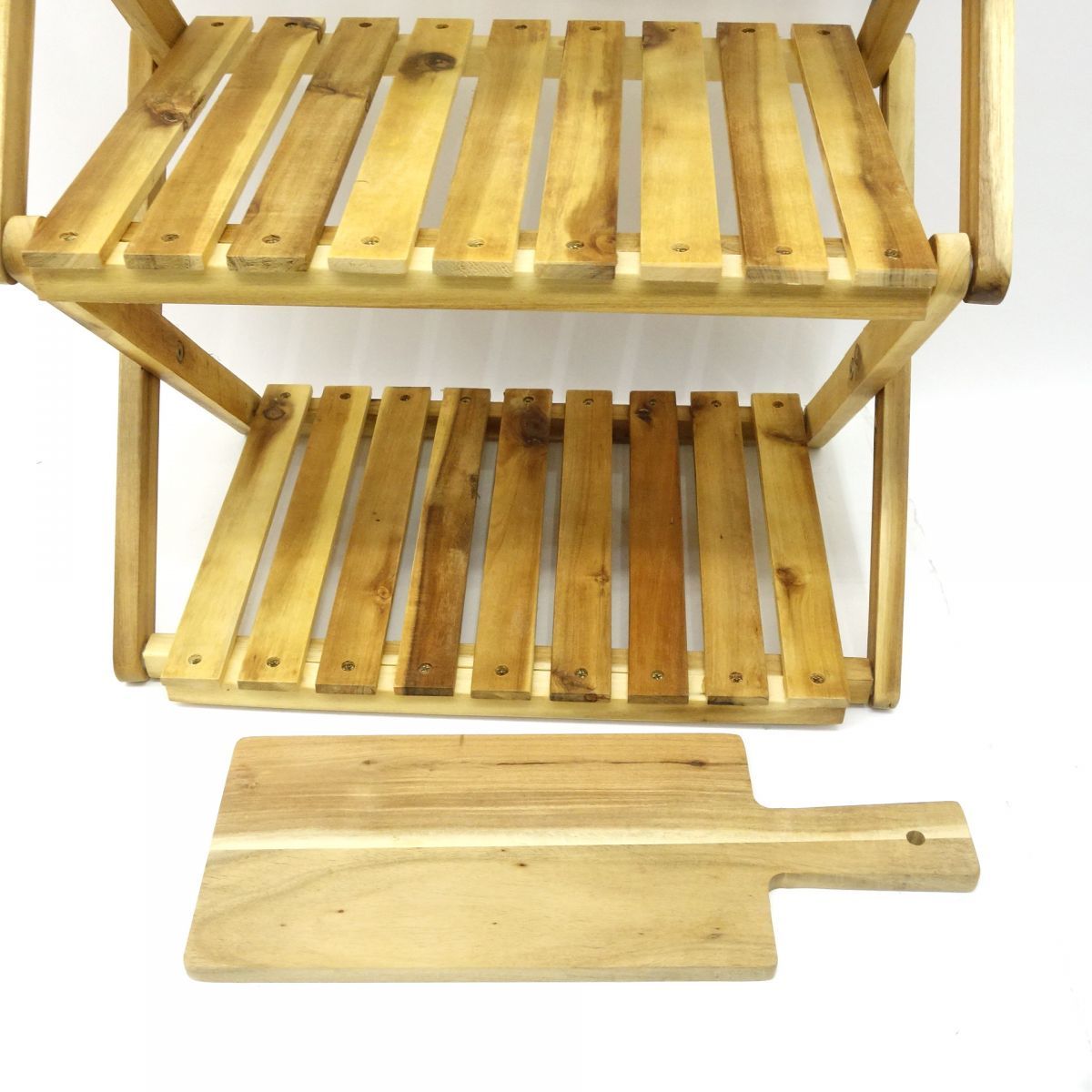 ハイランダー 3段ウッドラック 新品未開封】ハイランダー ウッド