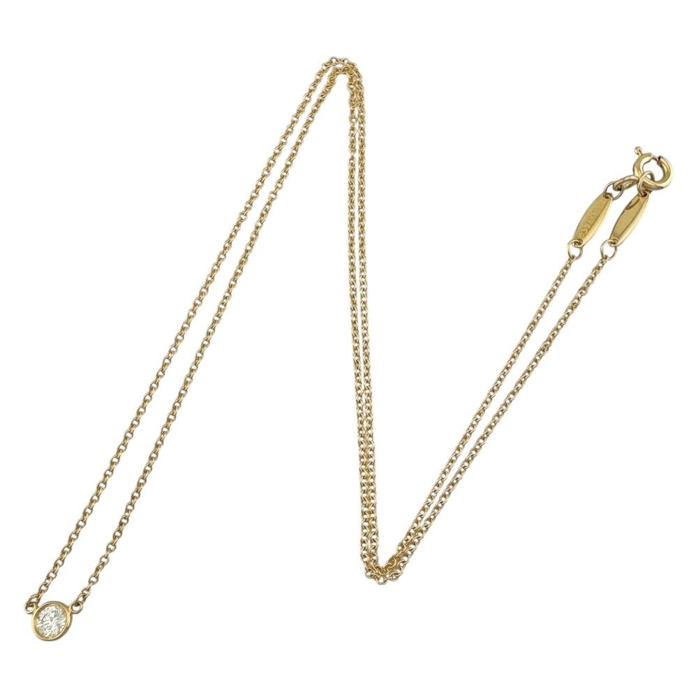 ティファニー ゴールド バイザヤード TIFFANY&Co.】ティファニー バイザヤード ネックレス K18