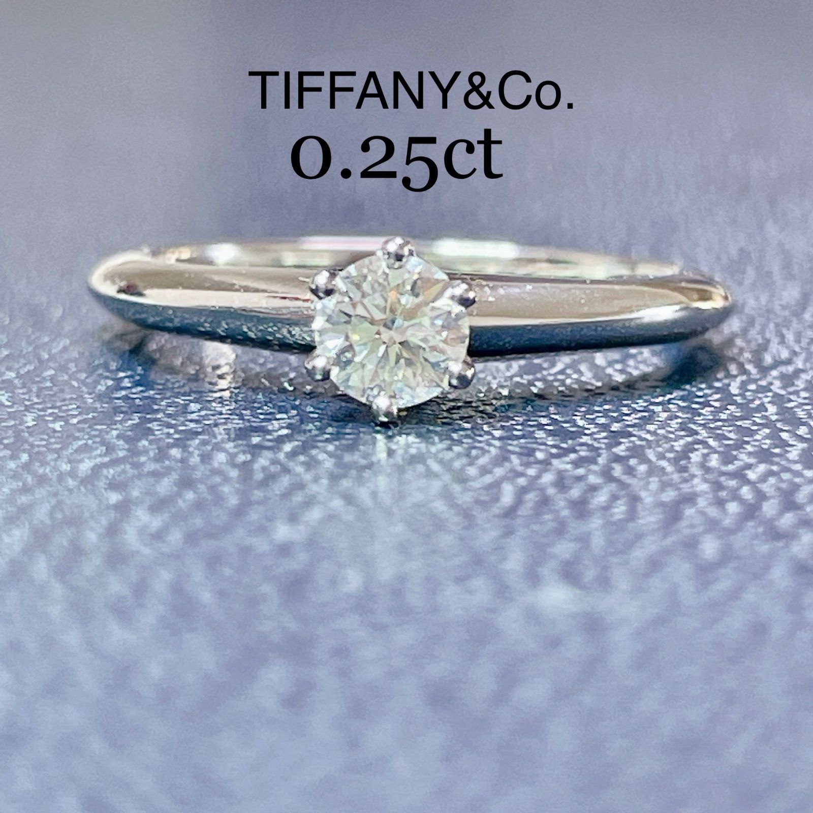 PT950 ティファニー TIFFANY&Co. ダイヤモンドリング - メルカリ