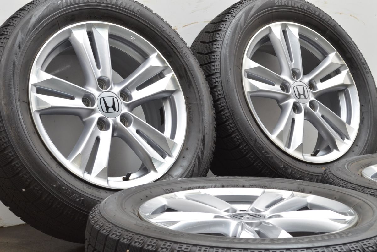 品数豊富。 ステップワゴン 流用サイズ ホンダ CR-Z 純正 16in 6J 45 PCD114.3 ブリヂストン ブリザック VRX 205 60R16 アコード インスパイア 安全性のある