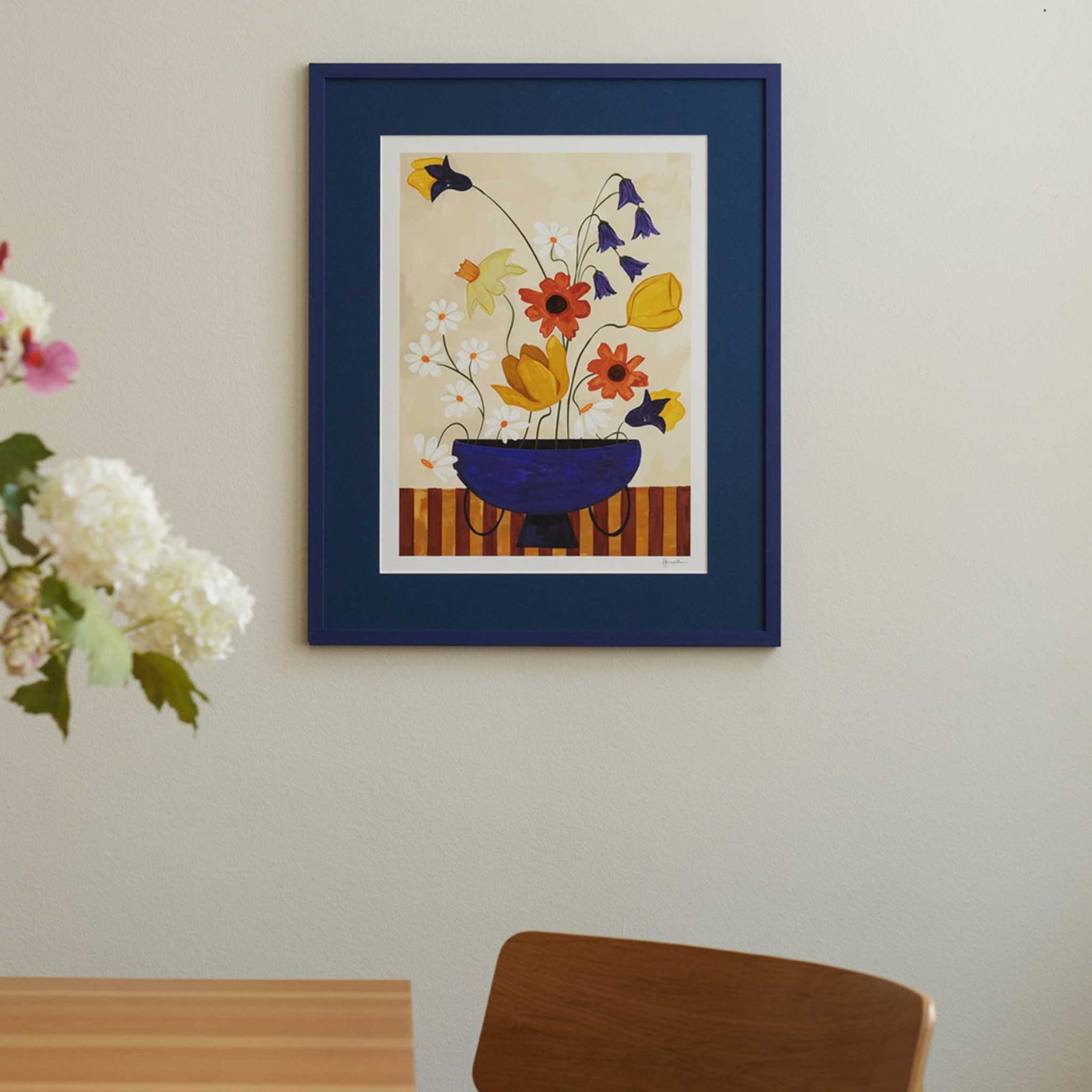 The Poster Club アートポスター 30×40cm Colourful Bunch in Blue