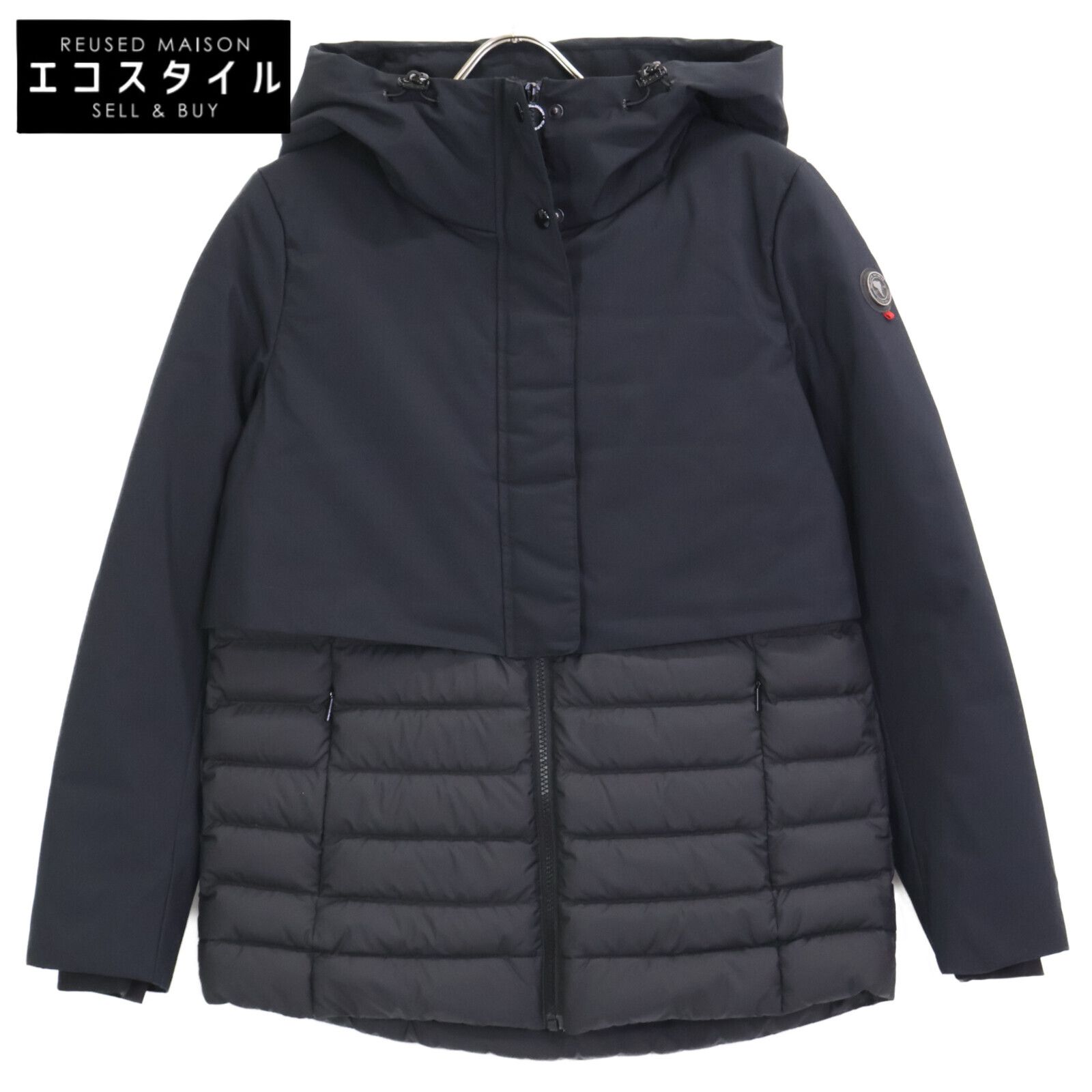 CAPE HORN ケープホーン 32512 ﾌﾞﾗｯｸ CASABLANCA ｶｻﾌﾞﾗﾝｶ 切り替えｼｮｰﾄｼﾞｬｹｯﾄ 40